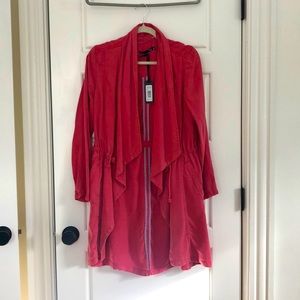 Pink tie jacket - light weight